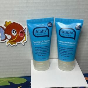 2 Skinfix Foaming Oil Cleanser For Healthy Skin Jojoba & Macadamia Oils 1 fl oz